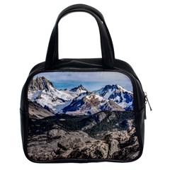 El Chalten Landcape Andes Patagonian Mountains, Agentina Classic Handbag (two Sides) by dflcprintsclothing