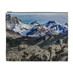 El Chalten Landcape Andes Patagonian Mountains, Agentina Cosmetic Bag (xl) by dflcprintsclothing