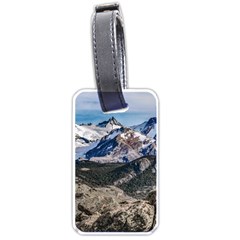 El Chalten Landcape Andes Patagonian Mountains, Agentina Luggage Tag (one Side) by dflcprintsclothing