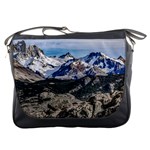 El Chalten Landcape Andes Patagonian Mountains, Agentina Messenger Bag Front