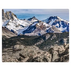 El Chalten Landcape Andes Patagonian Mountains, Agentina Double Sided Flano Blanket (medium)  by dflcprintsclothing