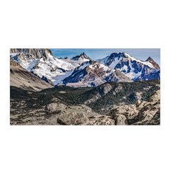 El Chalten Landcape Andes Patagonian Mountains, Agentina Satin Wrap by dflcprintsclothing