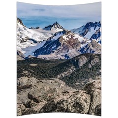 El Chalten Landcape Andes Patagonian Mountains, Agentina Back Support Cushion by dflcprintsclothing