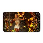 Steampunk Clockwork And Steampunk Girl Medium Bar Mats 16 x8.5  Bar Mat