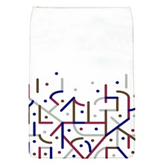 Lines And Dots Motif Geometric Print Removable Flap Cover (s) by dflcprintsclothing