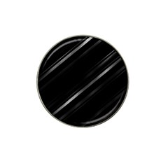 Minimalist Black Linear Abstract Print Hat Clip Ball Marker by dflcprintsclothing