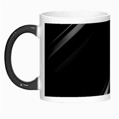 Minimalist Black Linear Abstract Print Morph Mugs