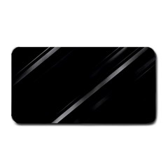 Minimalist Black Linear Abstract Print Medium Bar Mats