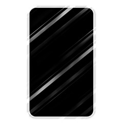 Minimalist Black Linear Abstract Print Memory Card Reader (rectangular)