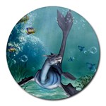 Awesome Seadragon Round Mousepads Front