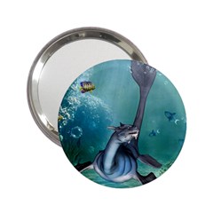 Awesome Seadragon 2 25  Handbag Mirrors by FantasyWorld7