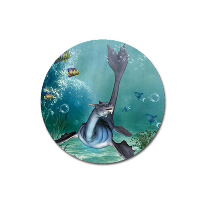 Awesome Seadragon Magnet 3  (Round)