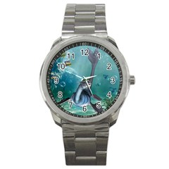 Awesome Seadragon Sport Metal Watch by FantasyWorld7