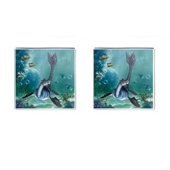 Awesome Seadragon Cufflinks (square) by FantasyWorld7