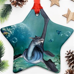 Awesome Seadragon Star Ornament (two Sides) by FantasyWorld7