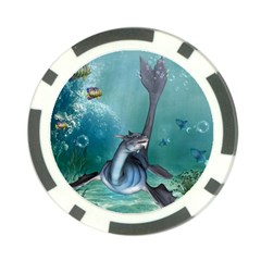 Awesome Seadragon Poker Chip Card Guard by FantasyWorld7