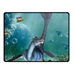 Awesome Seadragon Fleece Blanket (small) by FantasyWorld7