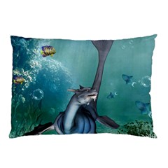 Awesome Seadragon Pillow Case (two Sides) by FantasyWorld7