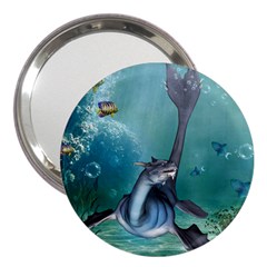 Awesome Seadragon 3  Handbag Mirrors by FantasyWorld7