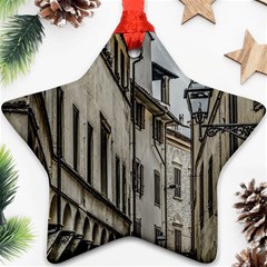 Houses At Historic Center Of Florence, Italy Star Ornament (two Sides) by dflcprintsclothing