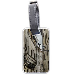 Houses At Historic Center Of Florence, Italy Luggage Tag (one Side) by dflcprintsclothing