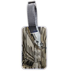 Houses At Historic Center Of Florence, Italy Luggage Tag (two Sides) by dflcprintsclothing