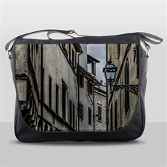 Houses At Historic Center Of Florence, Italy Messenger Bag by dflcprintsclothing