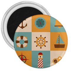 Nautical Elements Collection 3  Magnets by Vaneshart