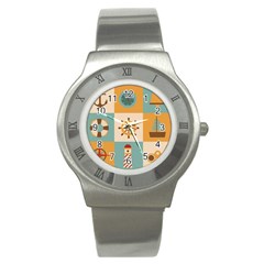 Nautical Elements Collection Stainless Steel Watch by Vaneshart