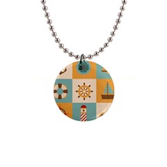 Nautical Elements Collection 1  Button Necklace by Vaneshart