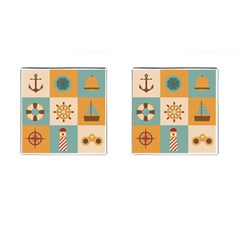 Nautical Elements Collection Cufflinks (square) by Vaneshart