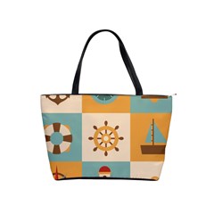 Nautical Elements Collection Classic Shoulder Handbag by Vaneshart