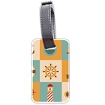 Nautical Elements Collection Luggage Tag (two sides) Front