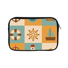 Nautical Elements Collection Apple Ipad Mini Zipper Cases by Vaneshart