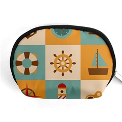 Nautical Elements Collection Accessory Pouch (medium) by Vaneshart