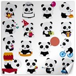 Playing Pandas Cartoons Canvas 20  x 20  19 x19.27  Canvas - 1