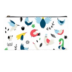 Vector Set Isolates With Cute Birds Scandinavian Style Pencil Cases by Vaneshart