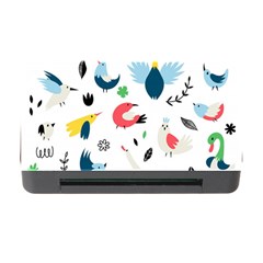 Vector Set Isolates With Cute Birds Scandinavian Style Memory Card Reader with CF