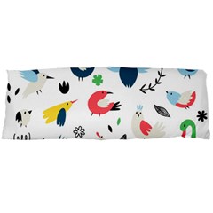 Vector Set Isolates With Cute Birds Scandinavian Style Body Pillow Case Dakimakura (Two Sides)