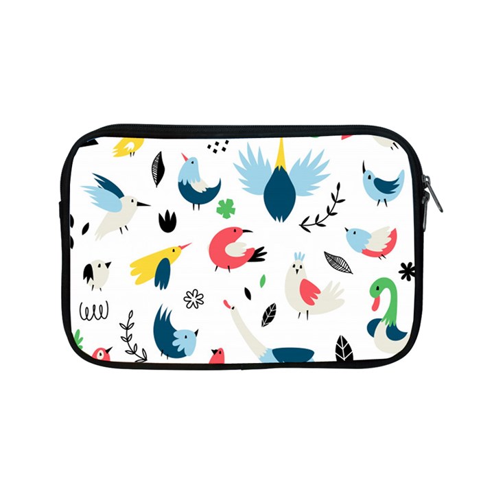 Vector Set Isolates With Cute Birds Scandinavian Style Apple iPad Mini Zipper Cases