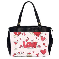 Hand Drawn Valentines Day Element Collection Oversize Office Handbag (2 Sides) by Vaneshart