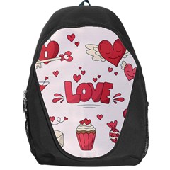 Hand Drawn Valentines Day Element Collection Backpack Bag by Vaneshart