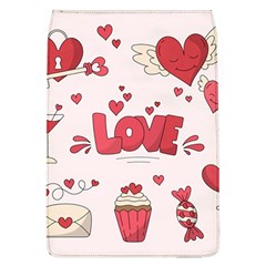 Hand Drawn Valentines Day Element Collection Removable Flap Cover (l) by Vaneshart