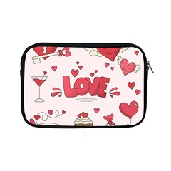 Hand Drawn Valentines Day Element Collection Apple Ipad Mini Zipper Cases by Vaneshart