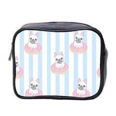 French Bulldog Dog Seamless Pattern Mini Toiletries Bag (two Sides) by Vaneshart