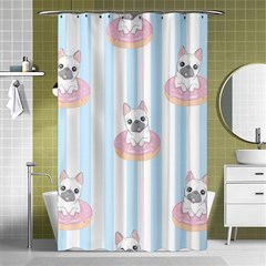 French Bulldog Dog Seamless Pattern Shower Curtain 48  X 72  (small)  by Vaneshart