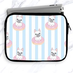 French Bulldog Dog Seamless Pattern Apple Ipad 2/3/4 Zipper Cases by Vaneshart