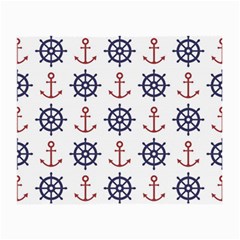 Nautical Seamless Pattern Small Glasses Cloth by Vaneshart