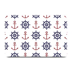 Nautical Seamless Pattern Plate Mats by Vaneshart