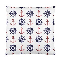 Nautical Seamless Pattern Standard Cushion Case (one Side) by Vaneshart